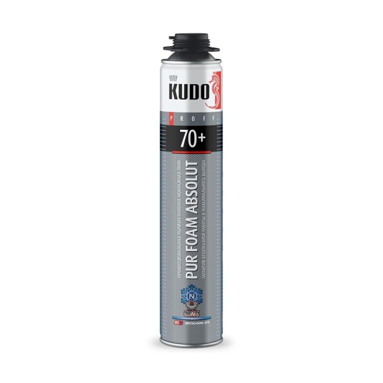 Пена полиуретановая монтажная Kudo Proff 70+ Arktika Nord (1 л) — изображение 2