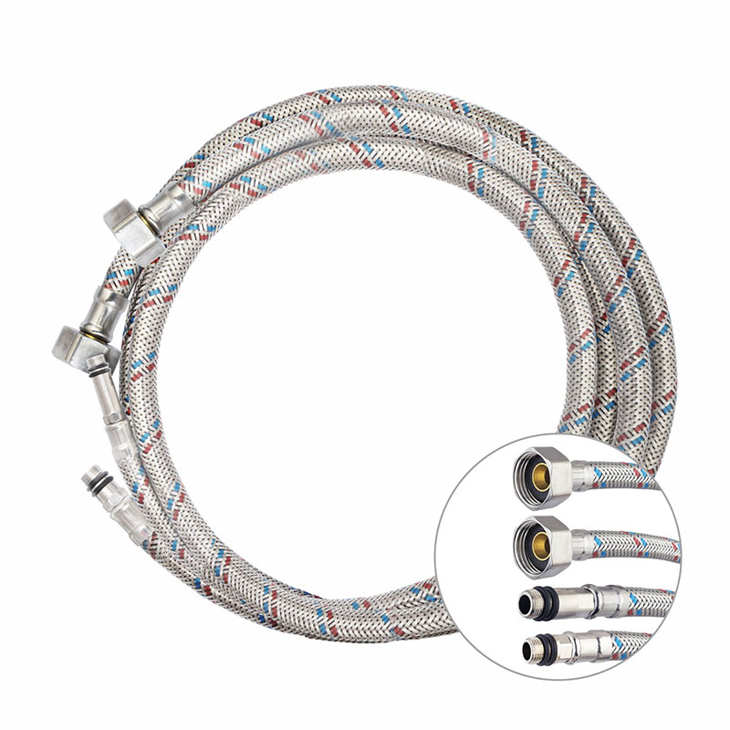Подводка гибкая д/смесителя Klip 1309, 1/2"xМ10, 1500 мм (2 шт.) — изображение 2