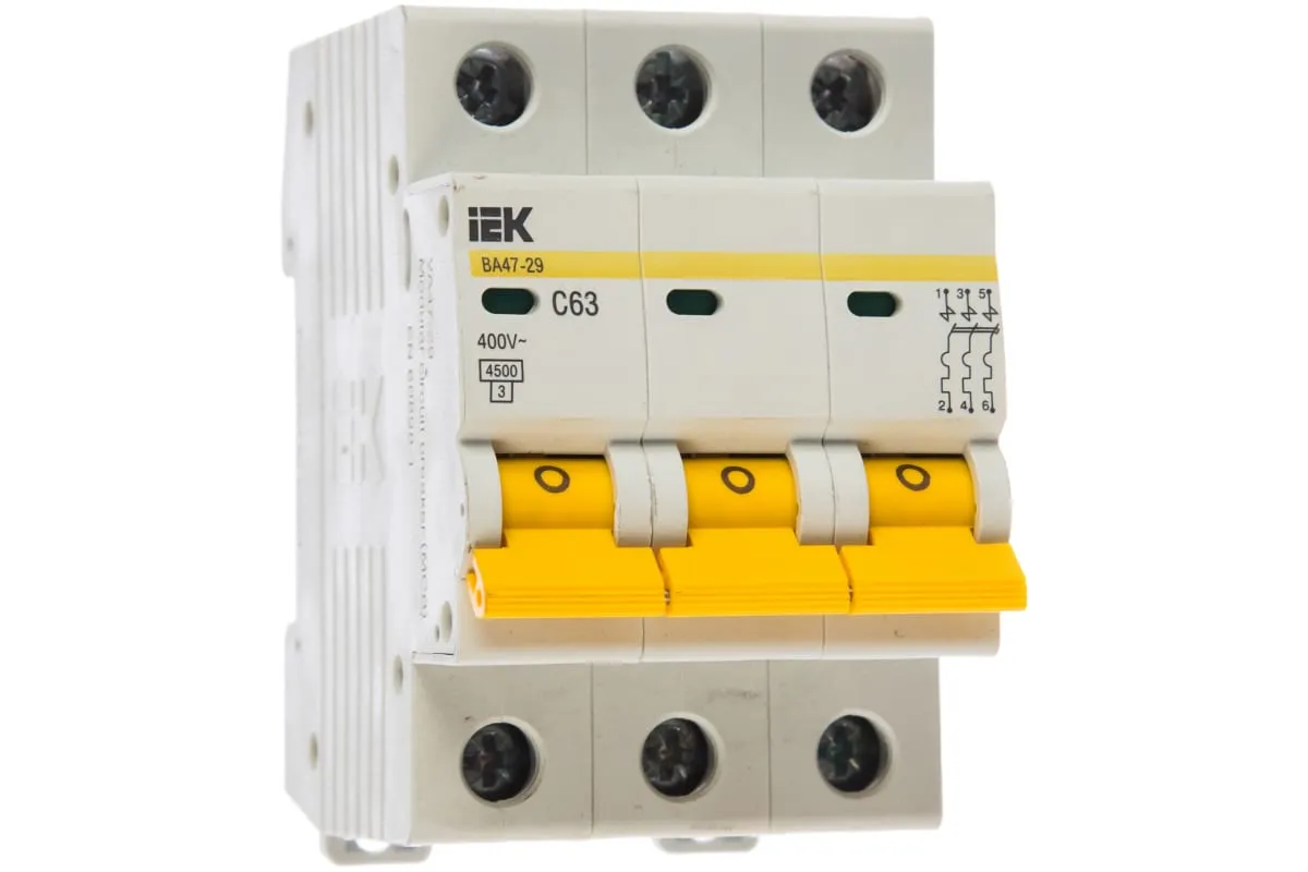 Выключатель автоматический ВА 47-29 63А 3п — изображение 2