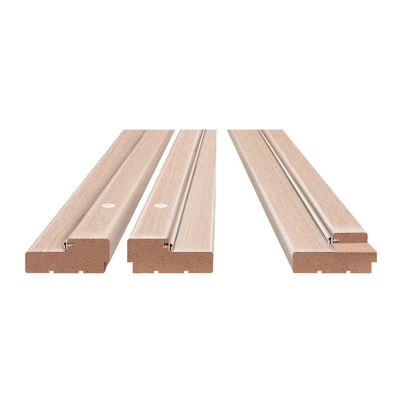 Коробка дверная Olovi, экошпон, однопол., дуб беленый, с/ф (М7 645х2035 мм), 30х74 мм — изображение 4