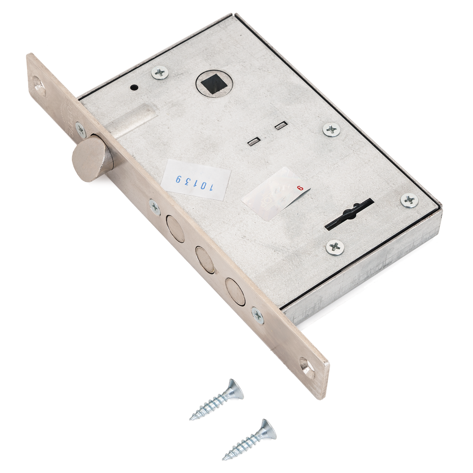 Эльбор 1.04.27.5.1 Кремень никель б/о, м/о 85мм Замок врезной б/руч (10)