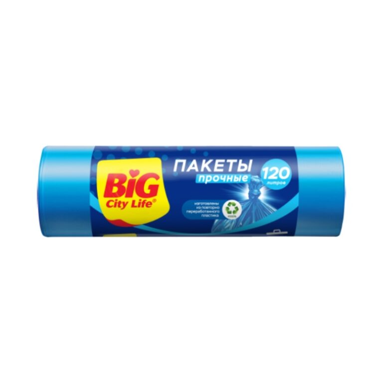 Мешки для мусора прочные Big city, 120 л (10 шт.) — изображение 2