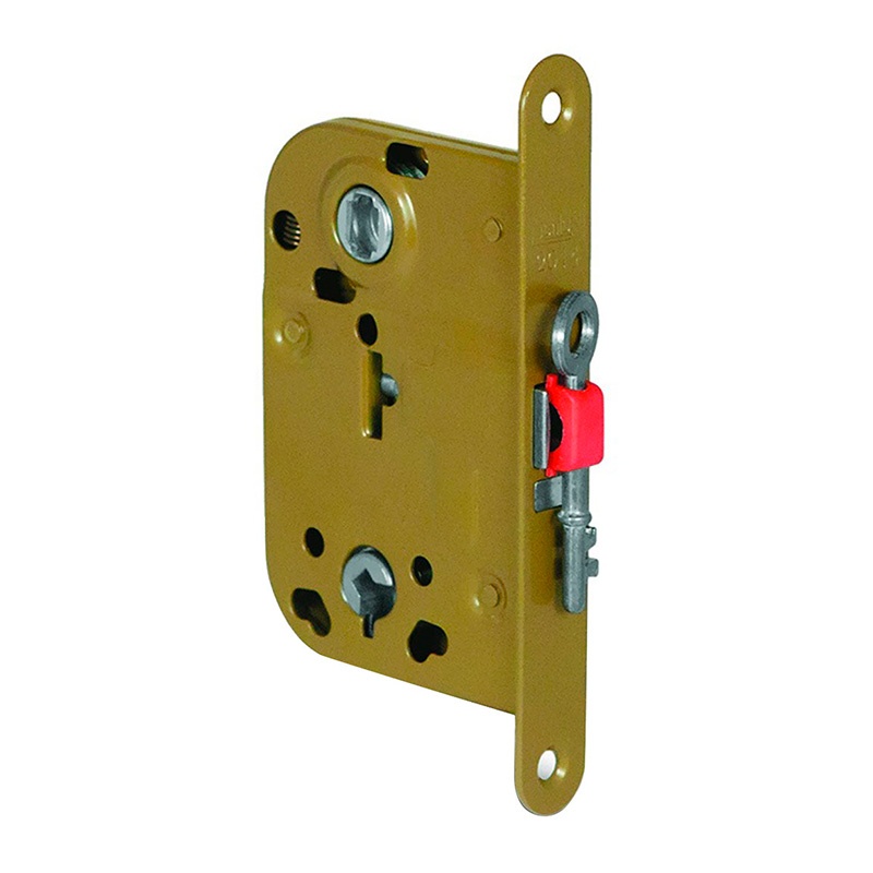 Полотно дверное OLOVI ламинир. Миланский Орех 900х2000 мм глухое с замком — изображение 4