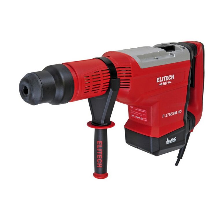 Перфоратор сетевой Elitech 1755ЭМ HD, SDS-мax 55 мм 1,7кВт 2 режима 19Дж, L кабеля=3м, кейс — изображение 2