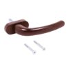 Ручка ХЕДЕР для пластиковых окон "HOPA" штифт 35 мм корич.