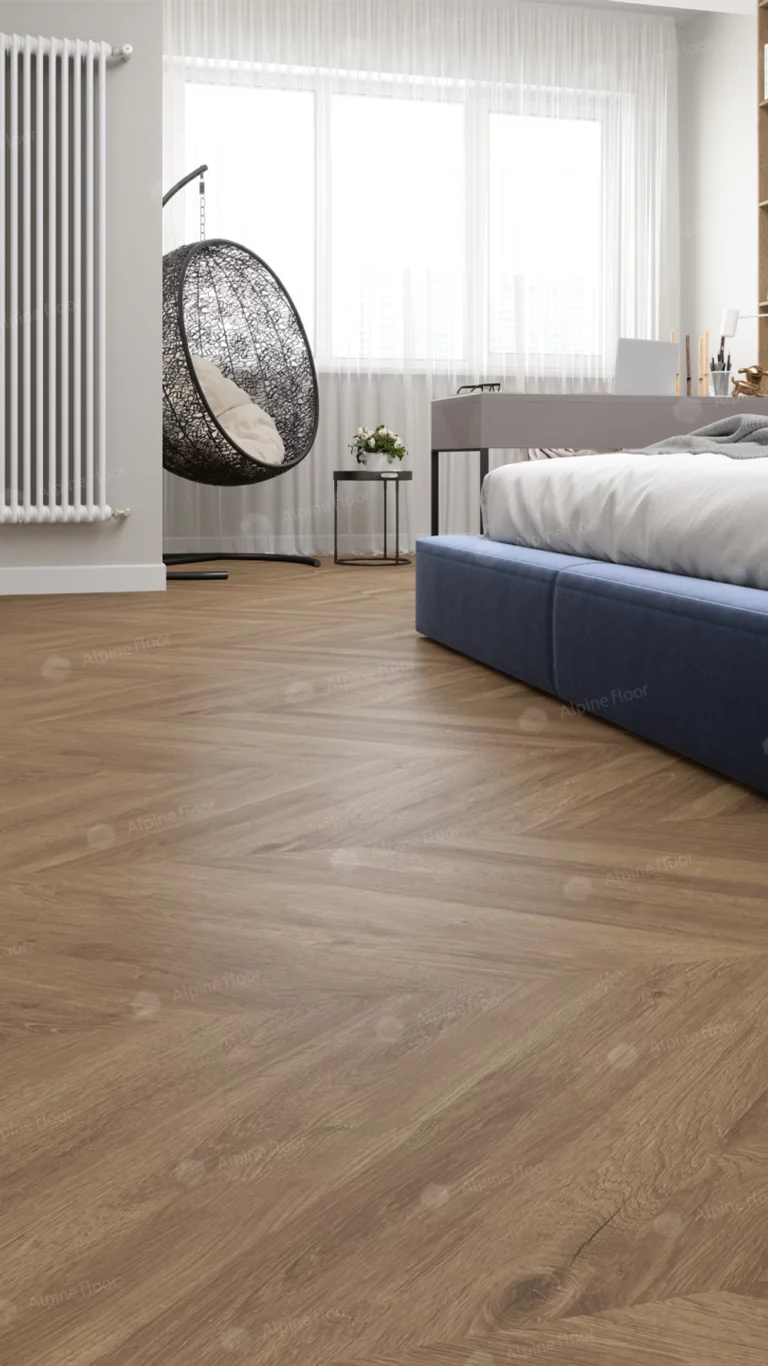 Виниловый ламинат Alphin Floor Easy Line клеевой Французская Елочка 3 мм (упак = 3,344 м2) — изображение 2