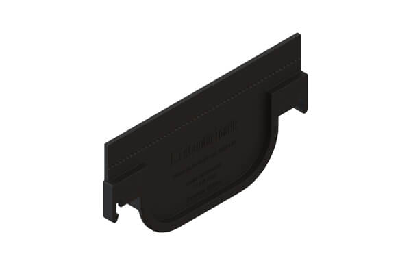 Заглушка глухая пластиковая для лотков водоотводных пластиковых 8010-М/80101-М — изображение 2