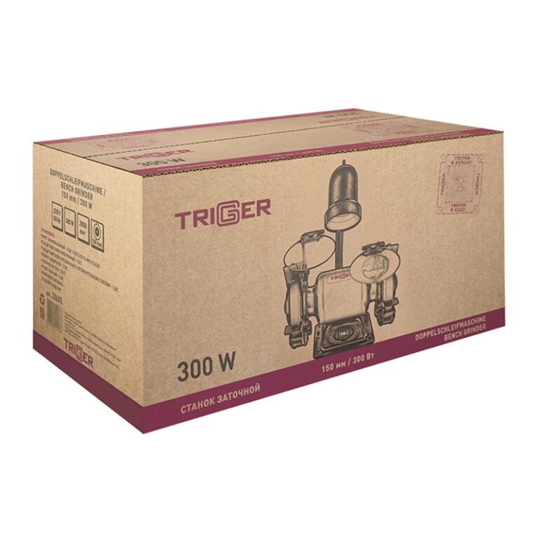 Электроточило Trigger 20605 с лампой подсветки Е27, 150 мм, 300 Вт — изображение 8