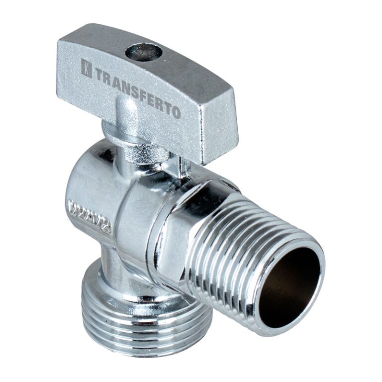 Кран шаровый угловой Klip 5003, с отражателем, 1/2"х1/2" Н/Н, бабочка — изображение 2