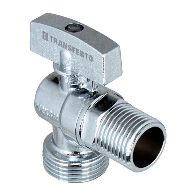 Кран шаровый угловой Klip 5004, с отражателем, 1/2"х3/4" Н/Н, бабочка — изображение 2