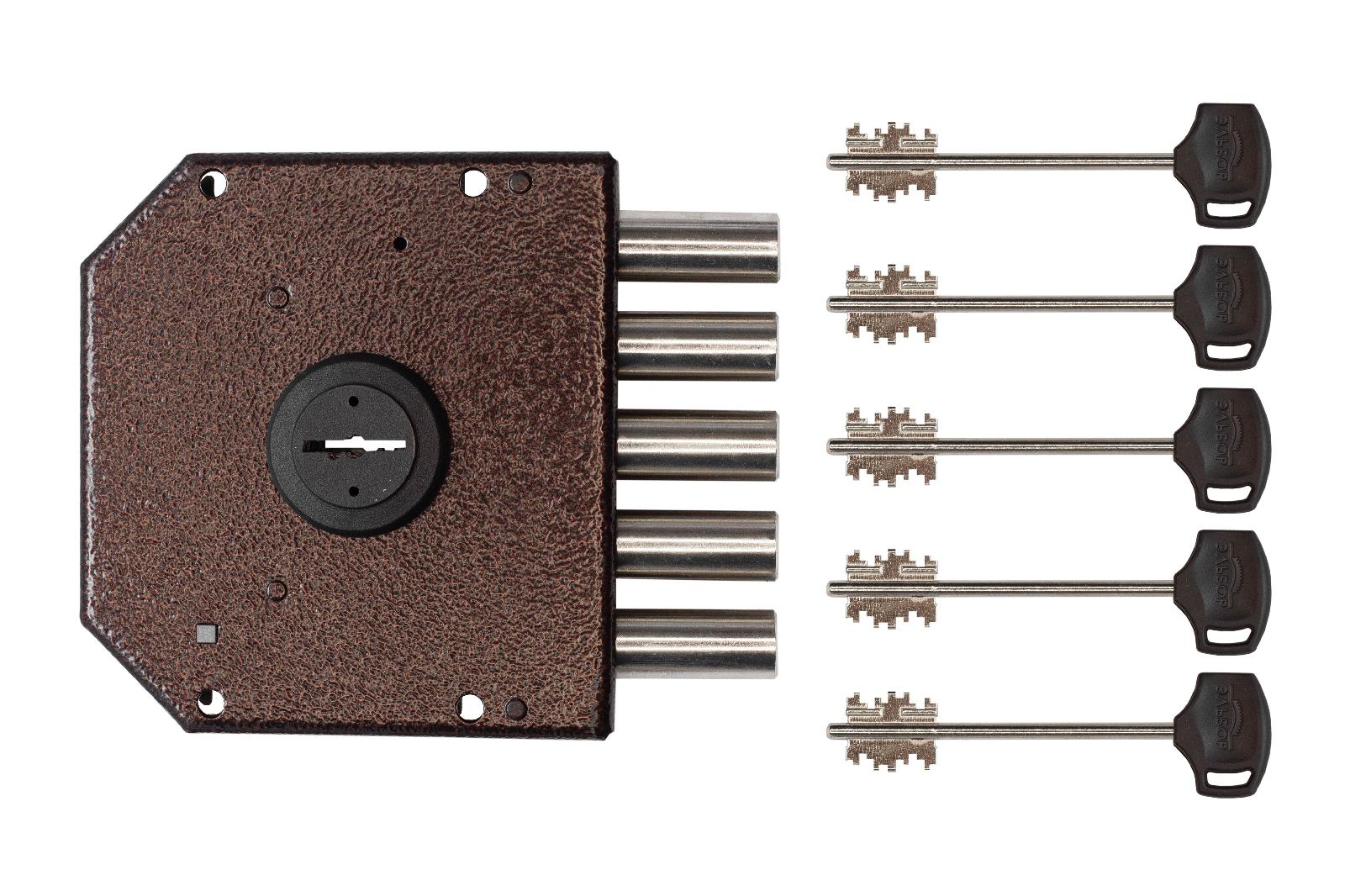 Эльбор 1.06.51.5.5 Гранит б/о Замок накладной тяж (10)