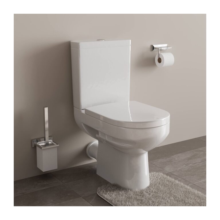 Унитаз-компакт Gesso Home de luxe W103, горизонт. выпуск, 620х365х785 мм — изображение 3
