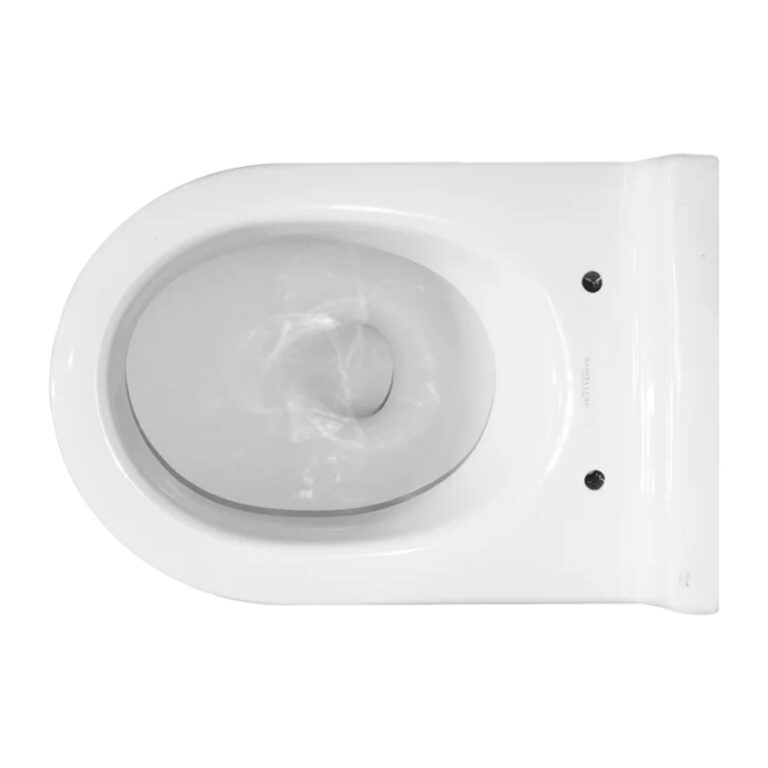 Унитаз Sanita Luxe Аттика Black DM, горизонт. выпуск, 495х345х400 мм — изображение 3