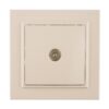 Розетка телевизионная TV с/у Минск ERA00-027-20, 1 гнездо, бежевая