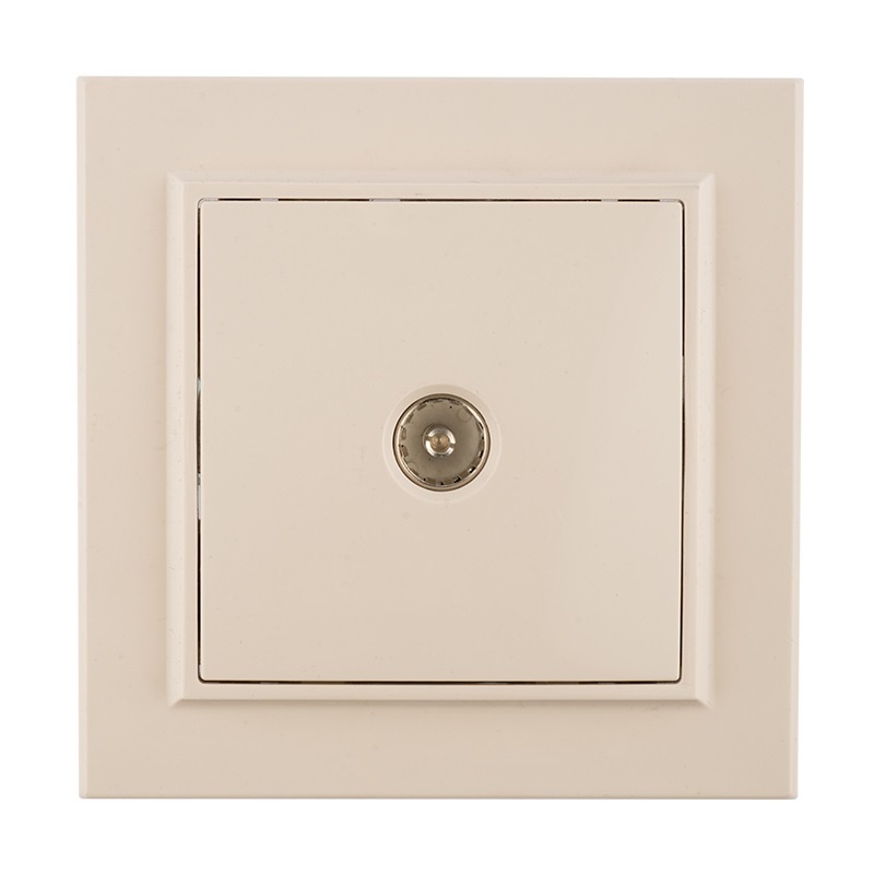 Розетка телевизионная TV с/у Минск ERA00-027-20, 1 гнездо, бежевая