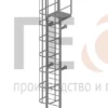 Вертикальная пожарная лестница П1-2 ГОСТ 53254-2009
