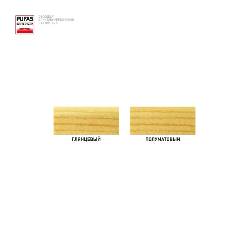 Лак яхтный Pufas Decoself полуматовый (2,4 л) — изображение 3