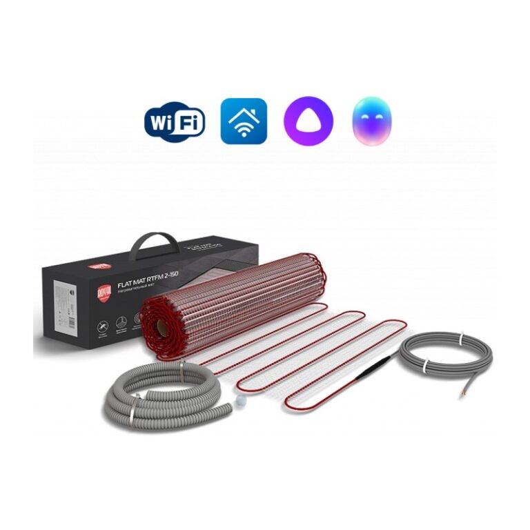 Теплый пол Royal Thermo, мат нагревательный, 150W, 0,5 м²