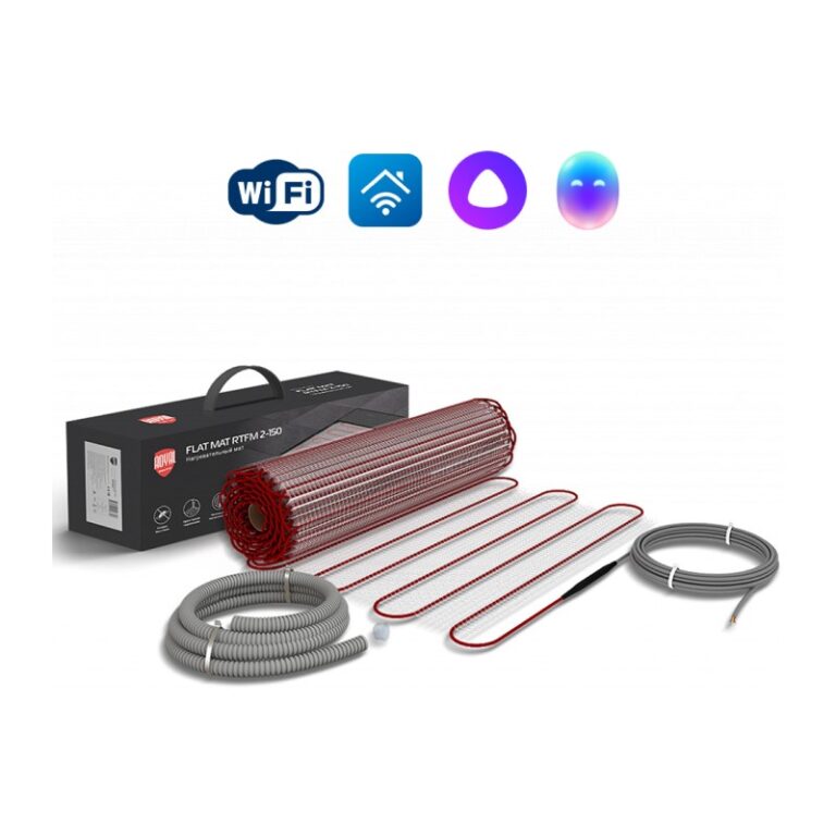 Теплый пол Royal Thermo, мат нагревательный, 150W, 3 м²
