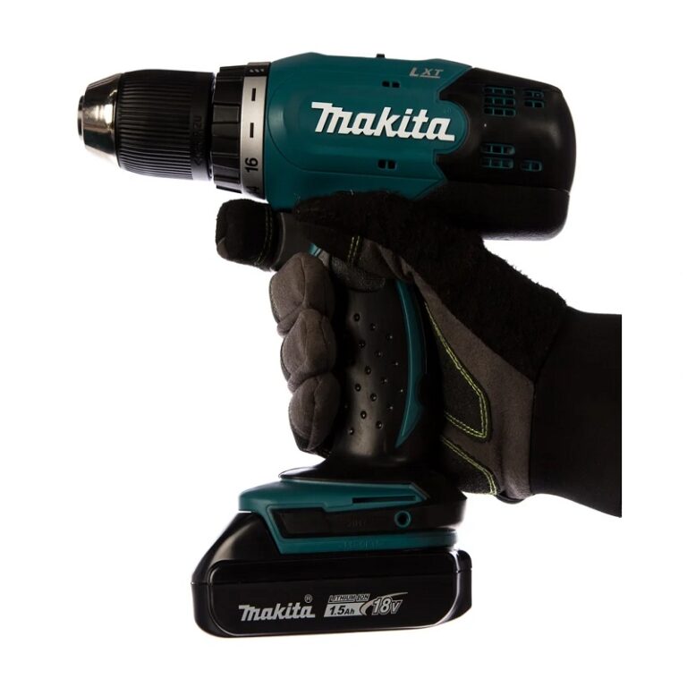 Дрель-шуруповерт Makita DDF453SYE LXT, 2 аккумулятора Li-ion (1,5Ач), 18V, 13 мм, 42 Нм, кейс — изображение 6