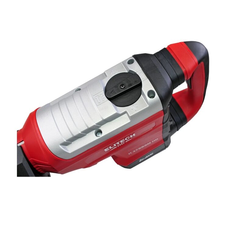 Перфоратор сетевой Elitech 1755ЭМ HD, SDS-мax 55 мм 1,7кВт 2 режима 19Дж, L кабеля=3м, кейс — изображение 13