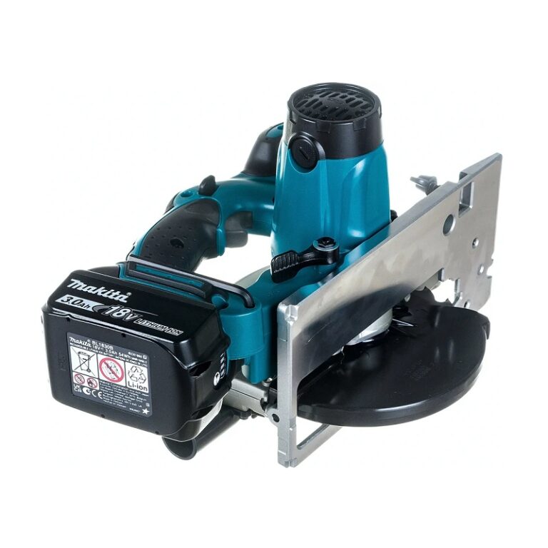Пила циркулярная аккумуляторная Makita DSS610RF LXT, d=165 мм, глубина=57 мм, 18V, Li-ion 3Ач, кейс — изображение 4