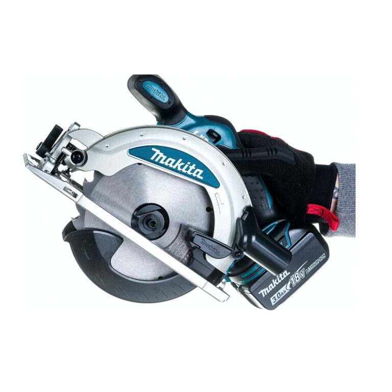 Пила циркулярная аккумуляторная Makita DSS610RF LXT, d=165 мм, глубина=57 мм, 18V, Li-ion 3Ач, кейс — изображение 9