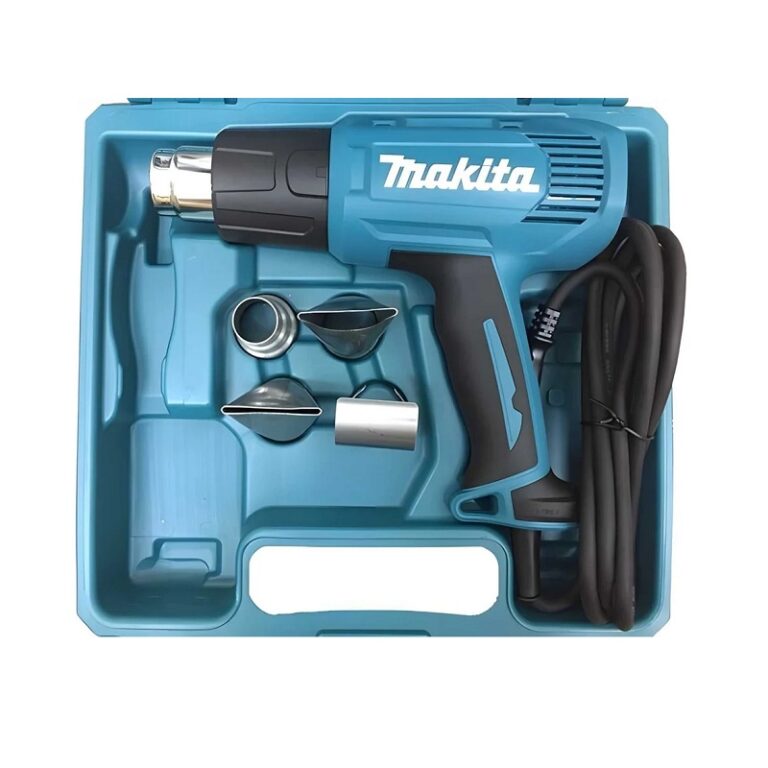 Фен строительный сетевой Makita HG5030K, 1,6кВт, 500°, 4 насадки, L кабеля=2м, кейс — изображение 3