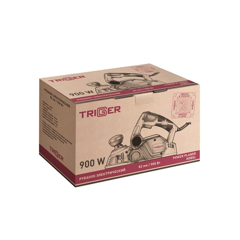 Рубанок сетевой Trigger 20301 900Вт, ширина/глубина=82/3мм, выборка четверти — изображение 14