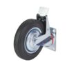 Колесо поворотное резина SCb 80 200 мм с тормозом (F)