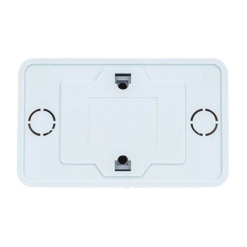 Розетка о/у Ладога SQ1801-0019, 2 гнезда, с/з, белая — изображение 5