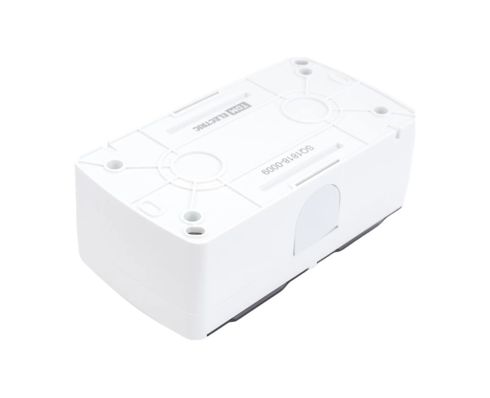 Розетка о/у Селигер SQ1818-0009, 2 гнезда, с/з и крышкой, IP54, белая — изображение 6