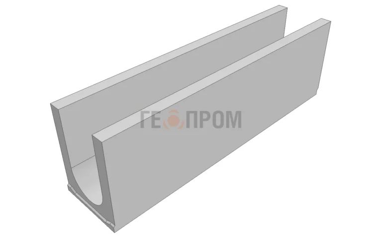Лоток водоотводный бетонный Standart DN150 h=255