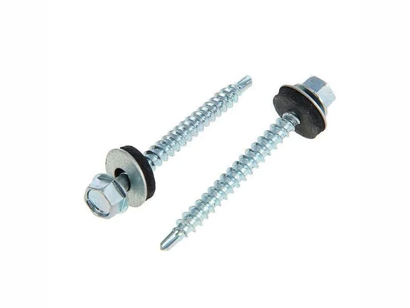 Саморез кровельный оцинкованный 5,5х51 сверло (упаковка 100шт)