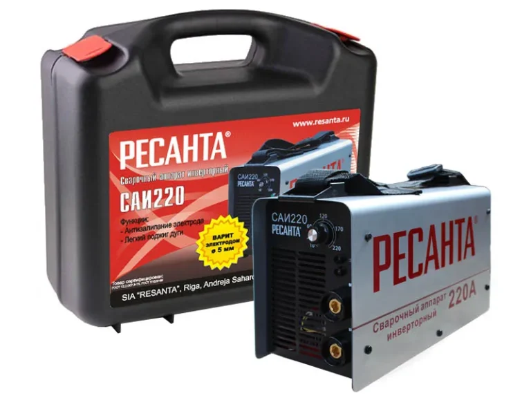 Инвертор сварочный РЕСАНТА САИ 220 в кейсе