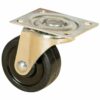 Колесо мебельное из твердой резины с площадкой, поворотное 38 мм - SCDD 15