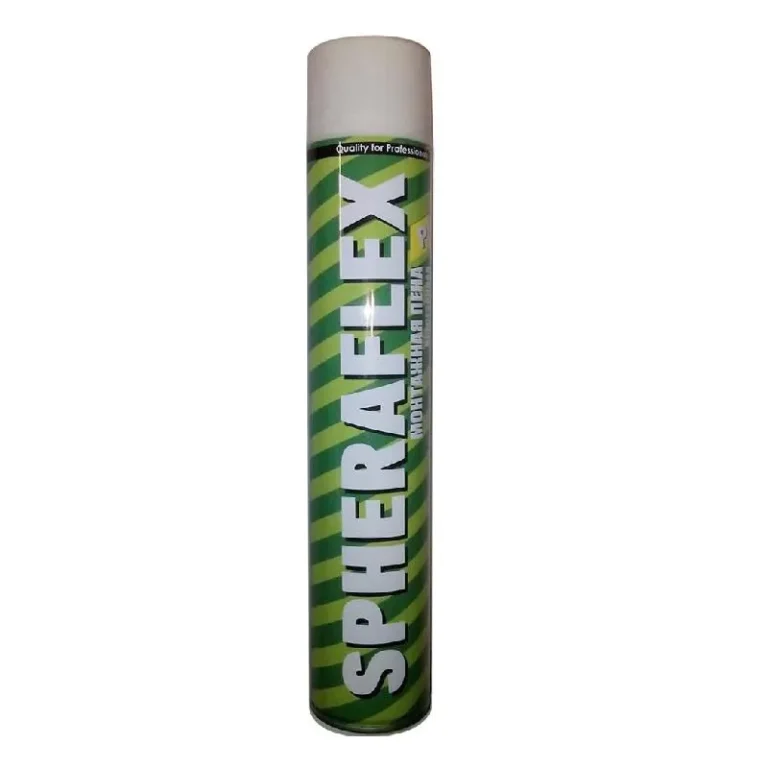 Пена монтажная SPHERAFLEX MEGA 65 PU, 850 мл, бытовая, всесезонная
