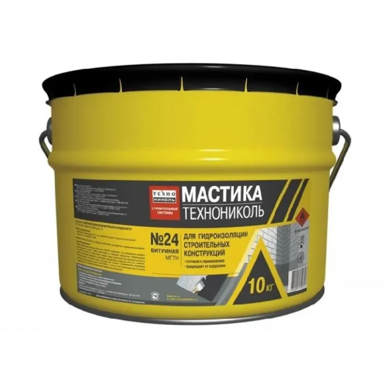 Мастика гидроизоляционная ТЕХНОНИКОЛЬ №24 (МГТН) (10кг) (224506)
