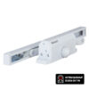 БУЛАТ Доводчик дверной ARCTIC (АРКТИК) ДД 502/4 AH-W (40-90 кг) белый со скольз.тяг, морозостойкий
