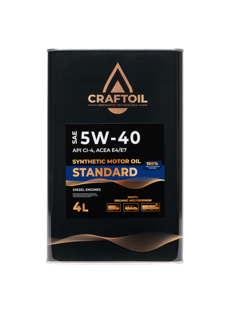 Craftoil Standard Diesel SAE 5W-40 CI-4 4л