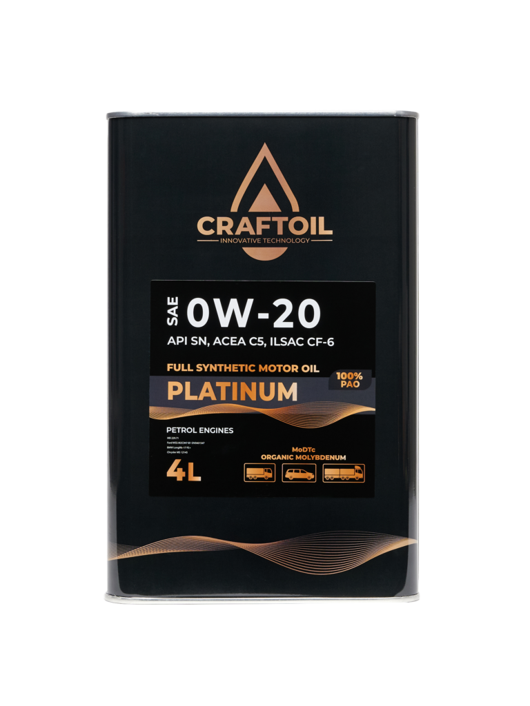 Craftoil Platinum SAE 0W-20 API SN 4л