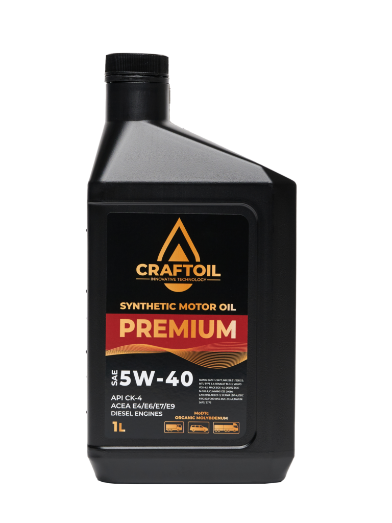 Craftoil Premium Diesel SAE 5W-40 CK-4 1л