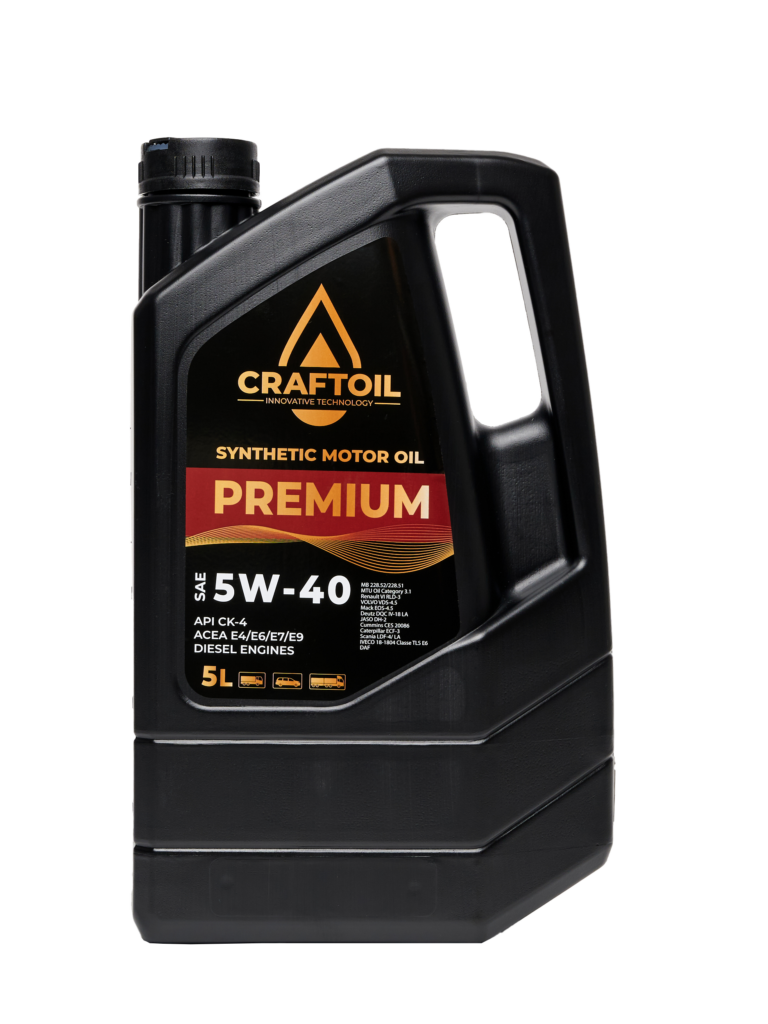 Craftoil Premium Diesel SAE 5W-40 CK-4 5л