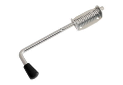 Засов Домарт пружинный (90) 280мм мод.2 цинк d-13мм (10)