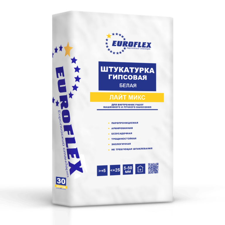 Штукатурка гипсовая белая