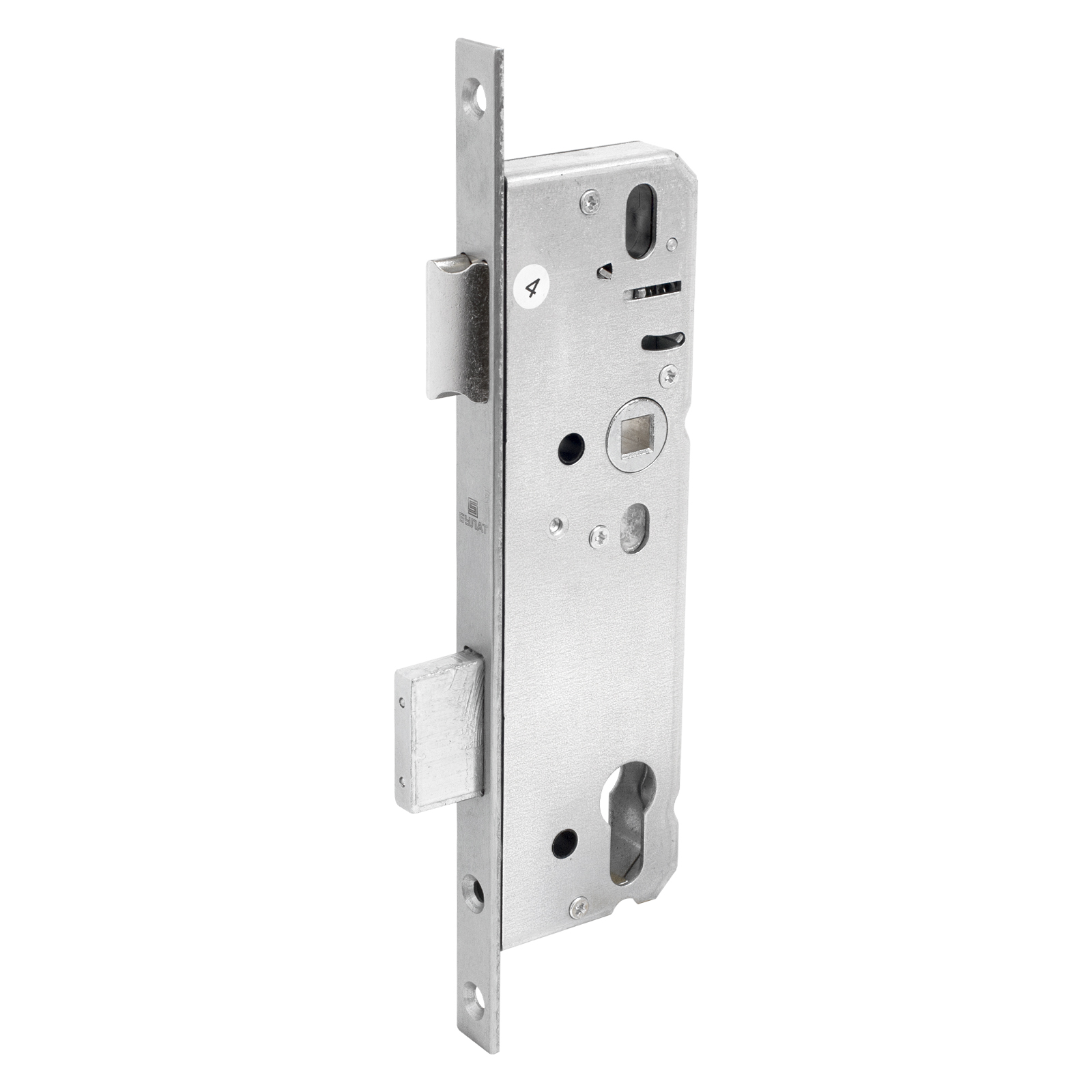 БУЛАТ ЗВ 4-1.40.92.16.08 нерж. сталь 40мм с/о, под ц/м, м/о 92мм Замок врезной б/руч (30)