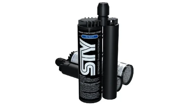 Анкер химический STY EP1000 385ml + 2 смесителя