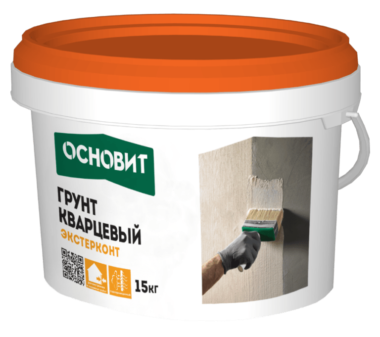 Грунт кварцевый ОСНОВИТ ЭКСТЕРКОНТ LP54 W колерованный группа оттенков №2 13 кг