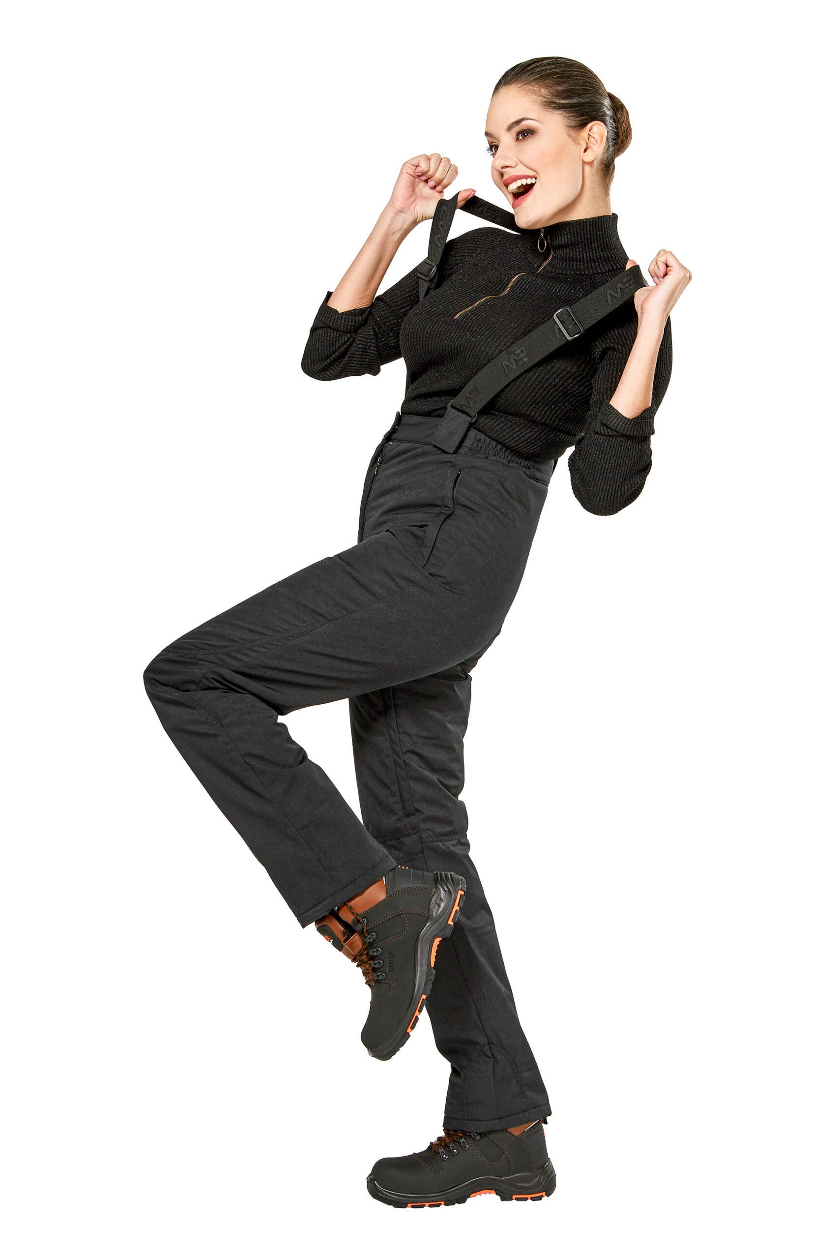 Брюки "Енисей" черный (женские) (р. 60-62, рост 170-176)