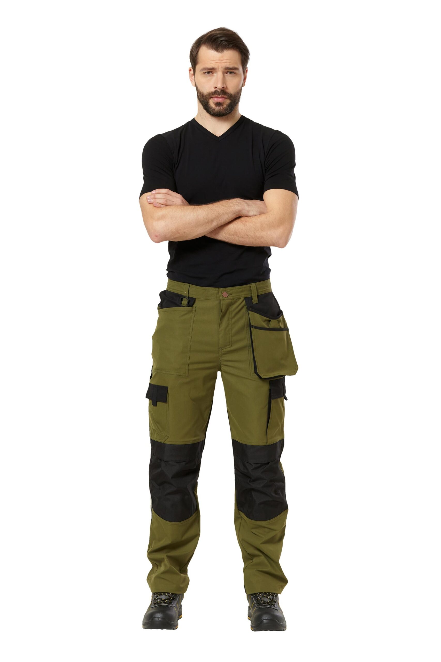 Брюки "Форест" хаки/черный (р. 60-62, рост 182-188)